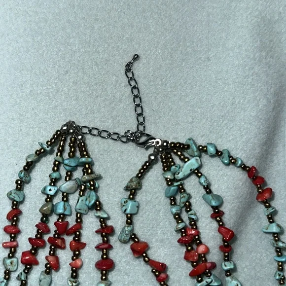 Stone/ beads necklace - Picture 3 of 4